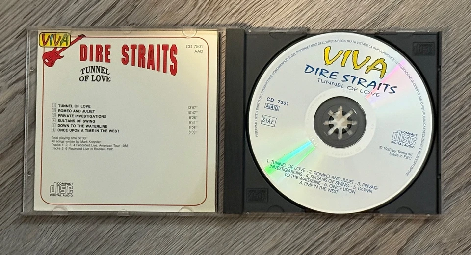 DIRE STRAITS - CD LIVE - TUNNEL OF LOVE - MEGA RARE VERY GREAT SOUND OOP - Immagine 4 di 4