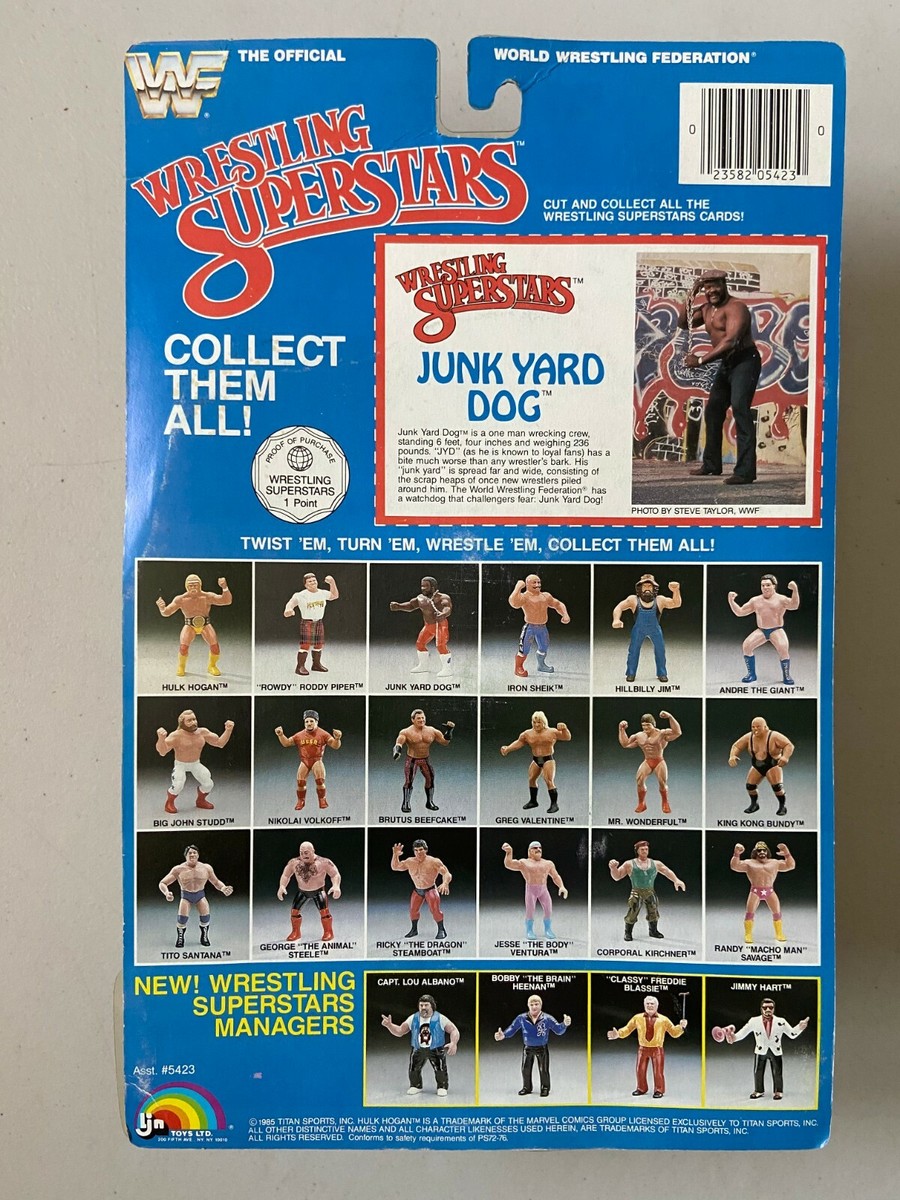 WWF LJN WRESTLING SUPERSTARS JUNK YARD DOG JYD WWE MOC | eBay