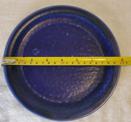 Unmarked Blue Ceramic Salad Plates(Set of 4) - Picture 7 of 9