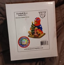 BUFFALO BILLS FOOTBALL BEAR FIRST IN LIMITED SERIES 2002 THE MEMORY COMPANY NEW