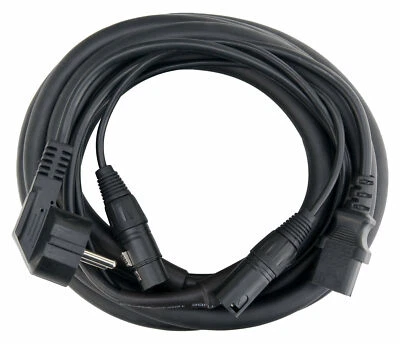 DJ PA Híbrido Multi Cable Schuko Corriente Altavoz Activo Audio Box IEC XLR 6m
