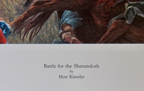 Mort Kunstler - Civil War Print - BATTLE FOR THE SHENANDOAH - UNFRAMED - MINT - Picture 4 of 7