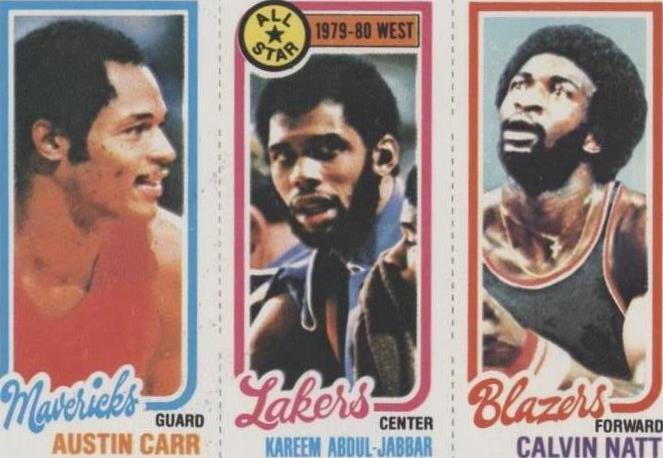 1980-81 Topps - Calvin Natt/Austin Carr/Kareem Abdul-Jabbar #200-8-61 - 1 of 2