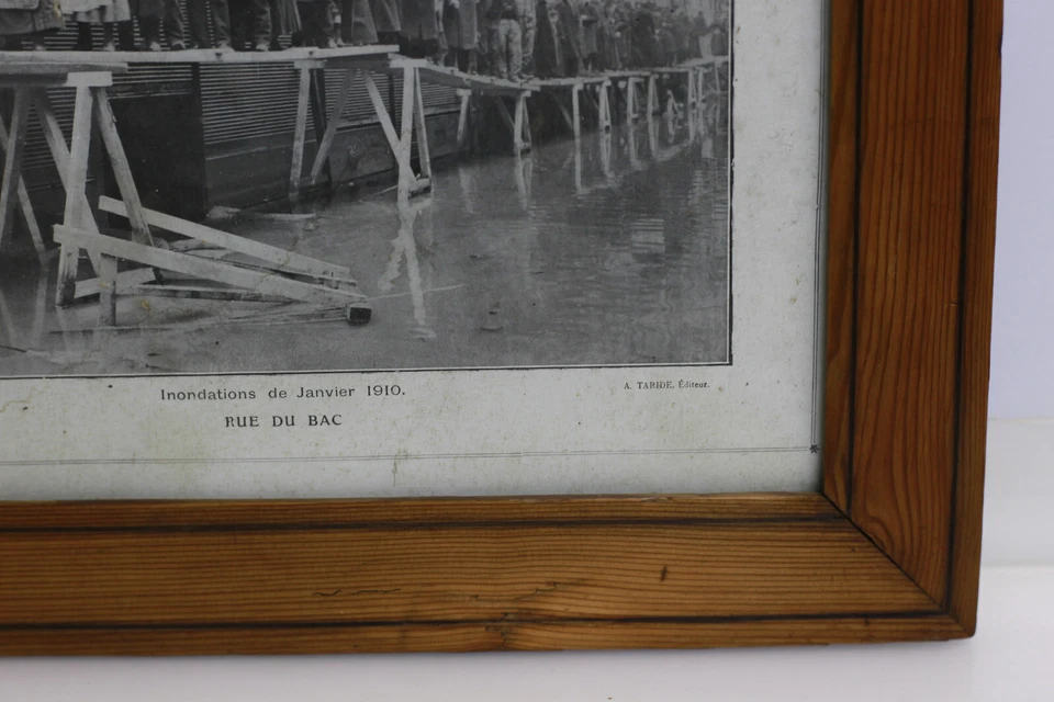 Cadre en bois pich pin à doubles filets - Photo 4/4