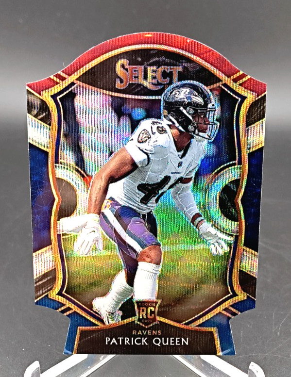 2020 Panini Select - Concourse Patrick Queen #93 Tri-Color Prizm Die-Cut (RC)