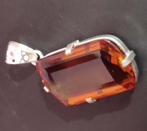 Certified 73.90 Ct Natural Zultanite 7Color Fancy Cut Pendant 925 Silver Jewelry - Picture 5 of 14