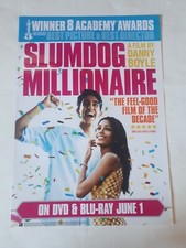 slumdog millionaire  ORIGINAL POSTER Video Shop DVD 42x59.2cm folded