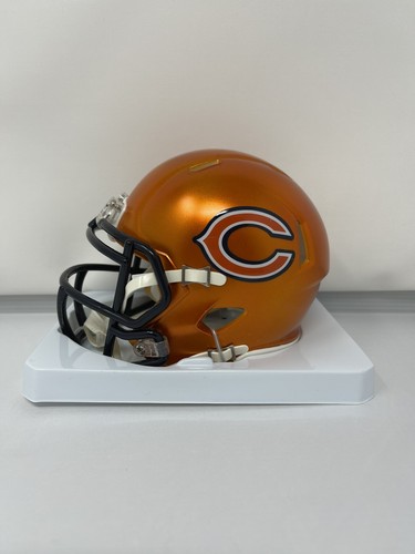 Mike Ditka Signed Chicago Bears Flash Mini Helmet Beckett Witnessed White Ink L2 - Picture 3 of 5