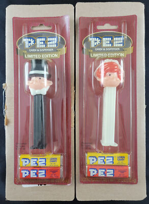 Vintage Pez Dispenser Wedding Bride & Groom Husband & Wife Redhead Mail-In