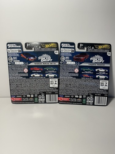Hot Wheels Fast Furious Nissan Silvia (S15) Toyota Soarer 2024 Set Premium di 2 - Foto 8 di 10