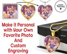 Personalized Family Custom Pendant Necklace, Baby Photo Jewelry, Family Keepsake
