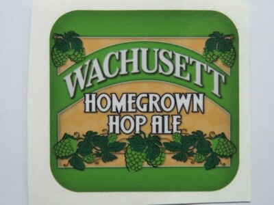 Bier Aufkleber ~ ~ Wachusett Brewery Homegrown Hop Ale ~ Massachusetts