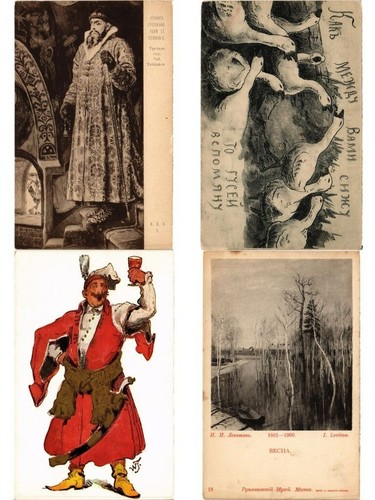 ARTE RUSO 22 postales vintage (L5999) - Imagen 3 de 6