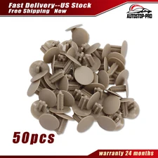 NEW 50Pcs Nylon Roof Headliner Clip Trim Panel Retainer for Toyota 63399-26050