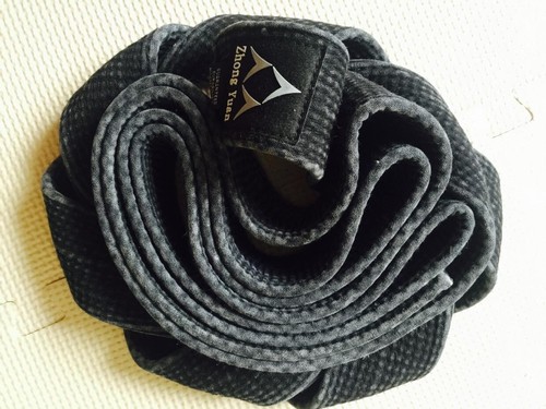 Cinturón Negro Vintage Lavado Bordado Cinturones Personalizados Karate Taekwondo Judo - Imagen 6 de 11