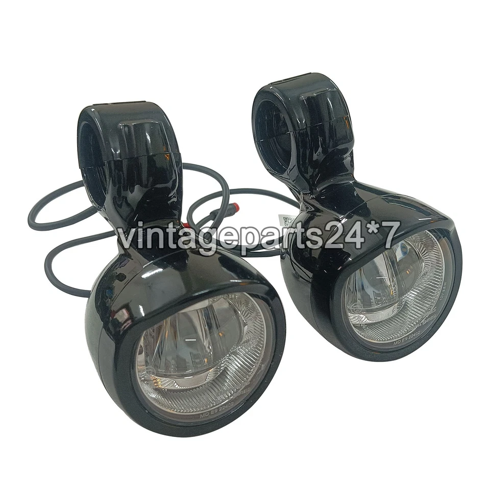 Original Royal Enfield Super Meteor 650 Phare Antibrouillard LED, Paire, Noir - Photo 3/4