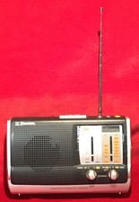 VINTAGE EMERSON AM FM WEATHER BAND AND TV SOUND PORTABLE RADIO Works S
