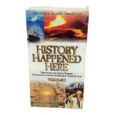 History Happened Here Readers Digest Volumes 1, 2 and 3 on VHS New Sealed