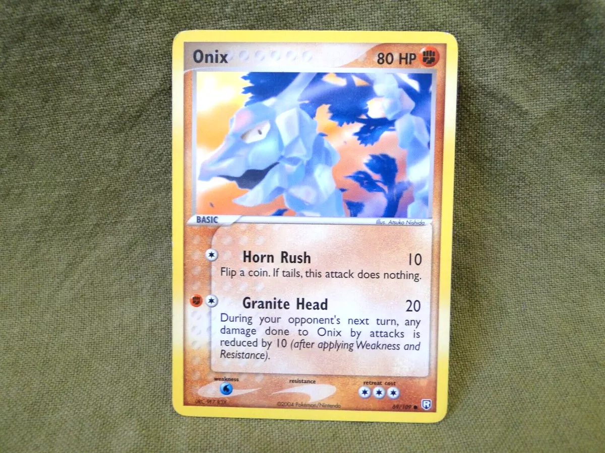 Crystal Onix Custom Pokemon Card