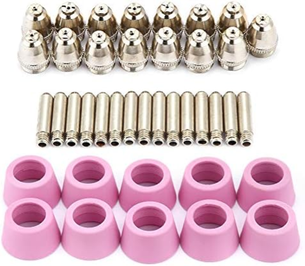 40 Pz/set Ugello in Ceramica Taglierina, Al Plasma Torcia di Taglio Elettrodi Ug