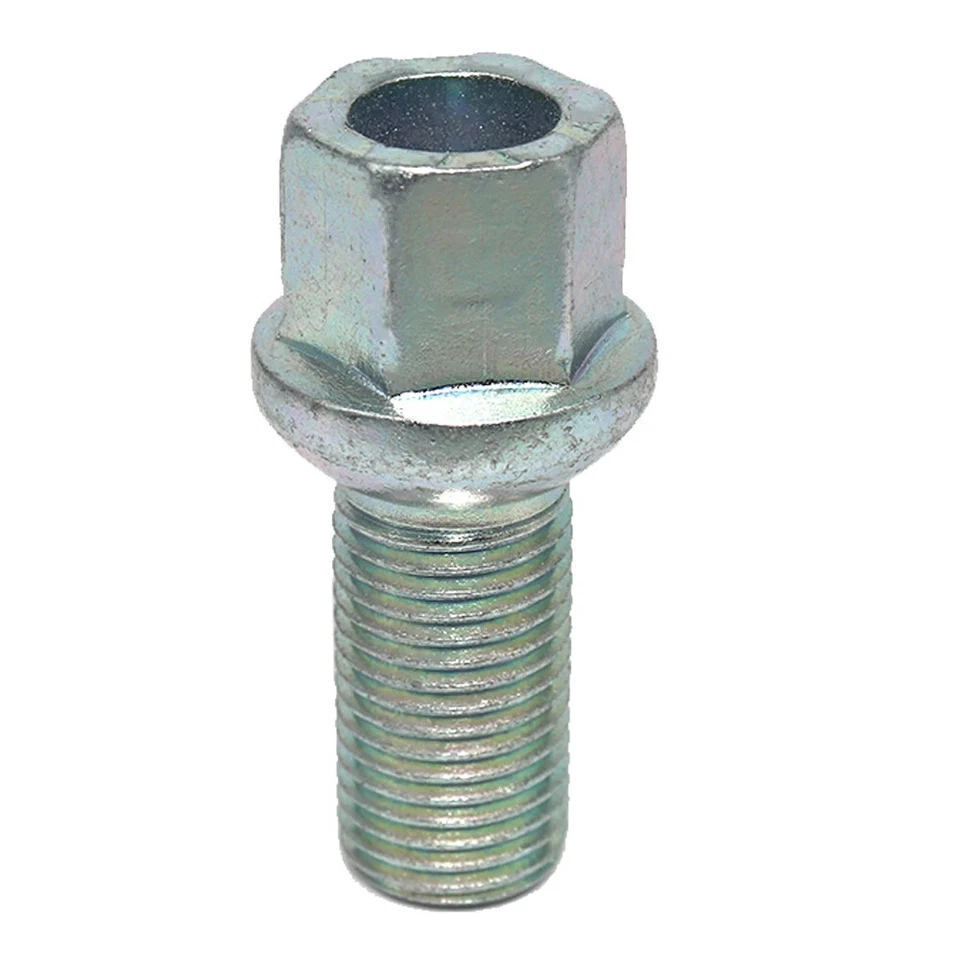 4X 8D0601139D Metal Wheel Bolts for VW Golf Jetta Passat Beetle Audi A4 A6 - Imagem 4 de 4