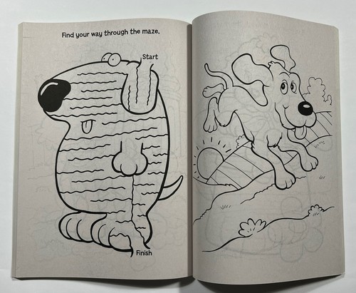 Bendon Puppy Play Giant Coloring Activity Book Tear Share 150+ Pages New - Imagen 3 de 3