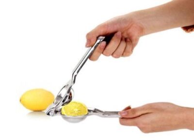 Stainless Steel Manual Juicer Press Lemon Squeezer Premium Extractor Hand