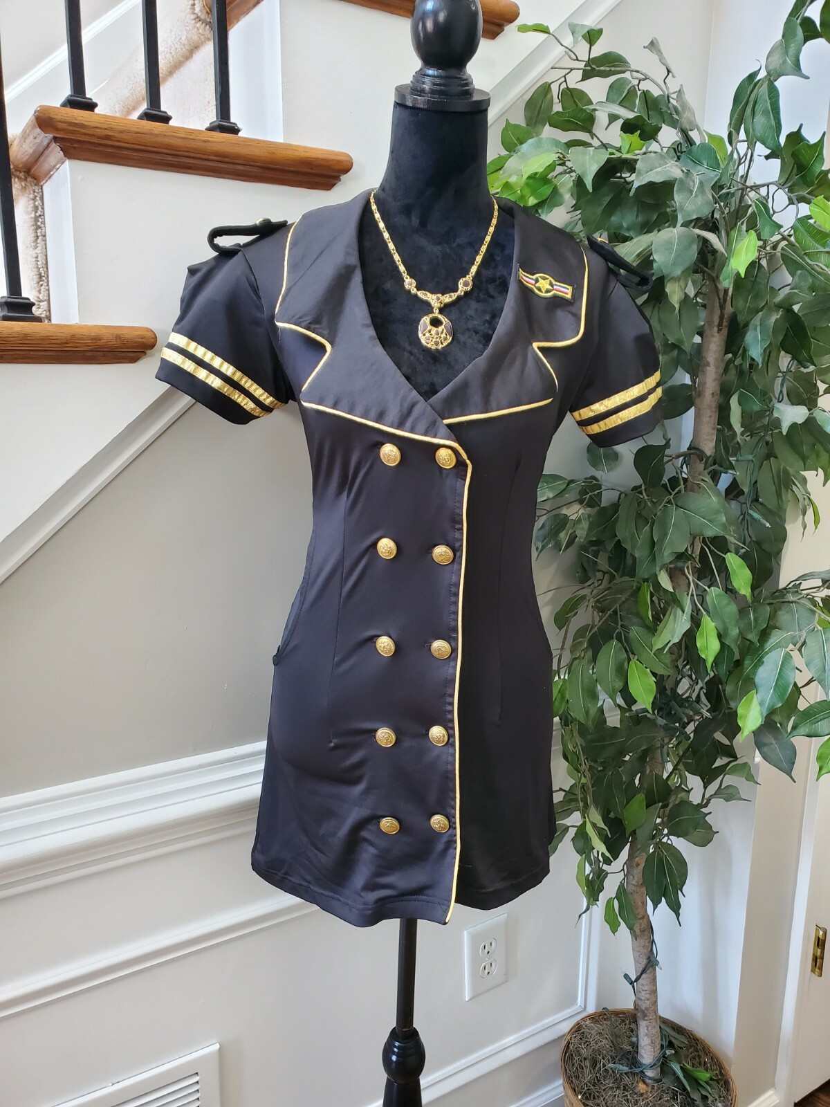 Delicious Women Solid Black Polyester Collared  S… - image 1