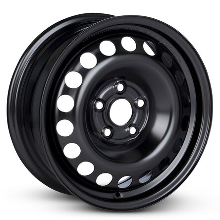 New Wheel For 2017-2020 Chevrolet Sonic 15 Inch Black Steel Rim - Picture 2 of 9