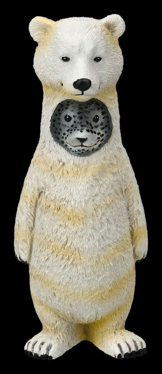 Decoration Figure Seal Figure In Polar Bear Costume - Animal Gift Collector