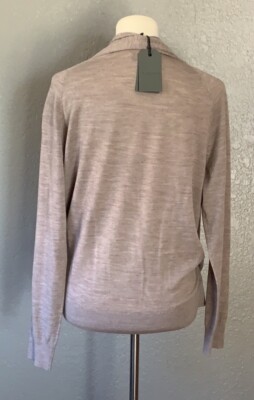 Pull AllSaints Rola Twist Rose Pâle (blush) - Taille L Femme - Neuf Avec étiquette