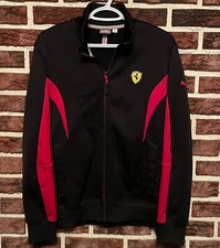NEW PUMA x FERRARI Racing Team JACKET Sz Mens SMALL Crew F1 Track Italy NWOT