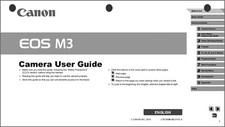 Canon EOS M3 Digital Camera User Instruction Guide Manual