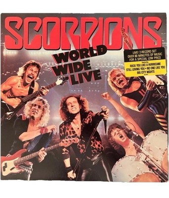   Scorpions World Wide Live 2x LP near mint ! Promo Mercury  422-824 344-1 M-2