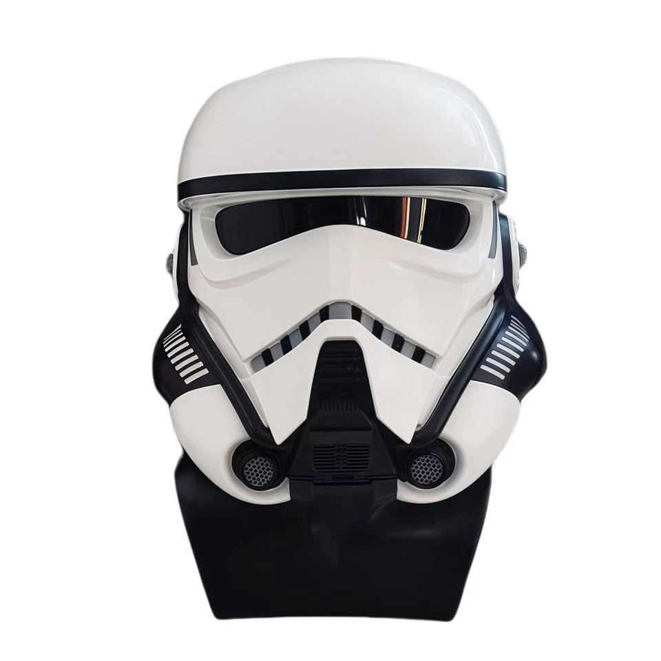 Star Wars Patrol Trooper Helmet Cosplay Prop Resin Replica Full Face White Mask  - Image 2 of 4