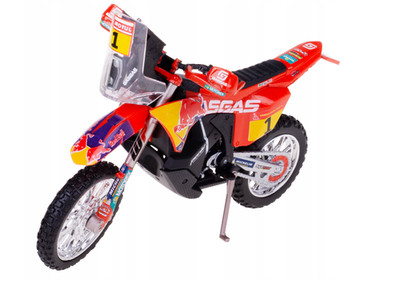Gasgas RX450F Dakar 2023 Österreich Motorrad Modell Spielzeug Diecast Maßstab 1:18 Bburago