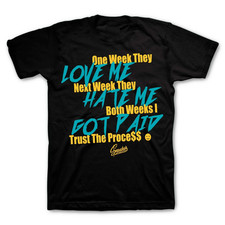 Shirt Match Jordan 11 Gamma Blue Shoes, Trust The Process Sneaker Tee Size S-5XL