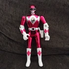 VTG 1995 MMPR Metallic Red 5.5" Power Ranger Movie Bandai
