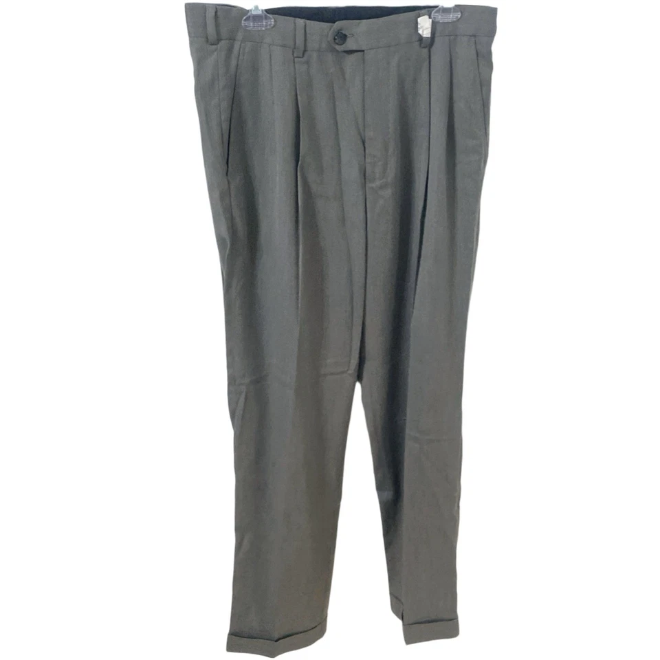 Брюки мужские George 32X32 дюйма серые брюки прямые штанины - Изображение 3 из 4