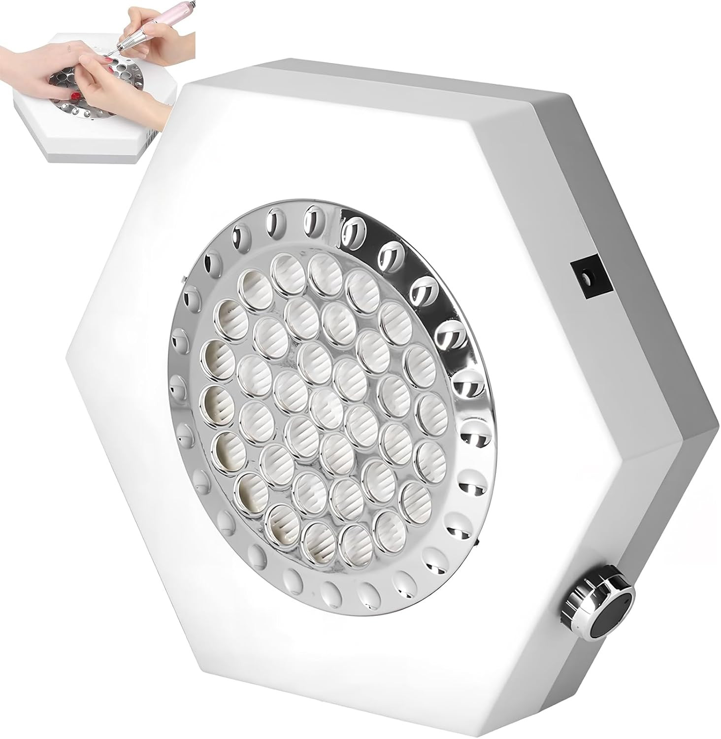 Aspirapolvere Professionale 80W Regolabile per Unghie – Aspiratore Unghie Con Fi
