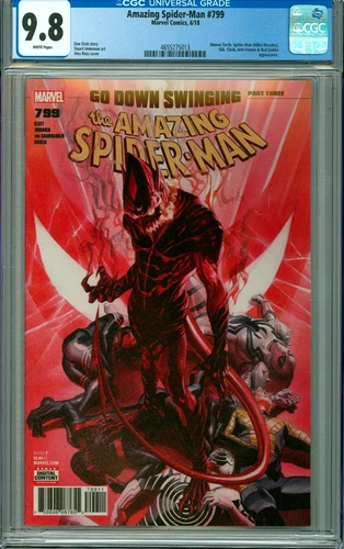 AMAZING SPIDER-MAN #799 CGC 9.8 Alex Ross MODERN Age MARVEL COMICS 2018
