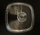 PYREX CORNINGWARE A-7-C Vintage Replacement Clear Glass Lid, Square