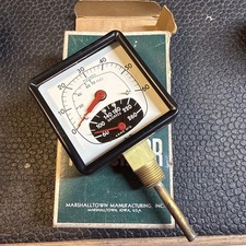Marshalltown Tridicator Hydronic Pressure and Temperature Gauge NOS New in box