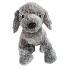 Vintage Ty Beanie Baby Gray Dog Plush 2003 Ty Silk Stuffed Animal No Tag