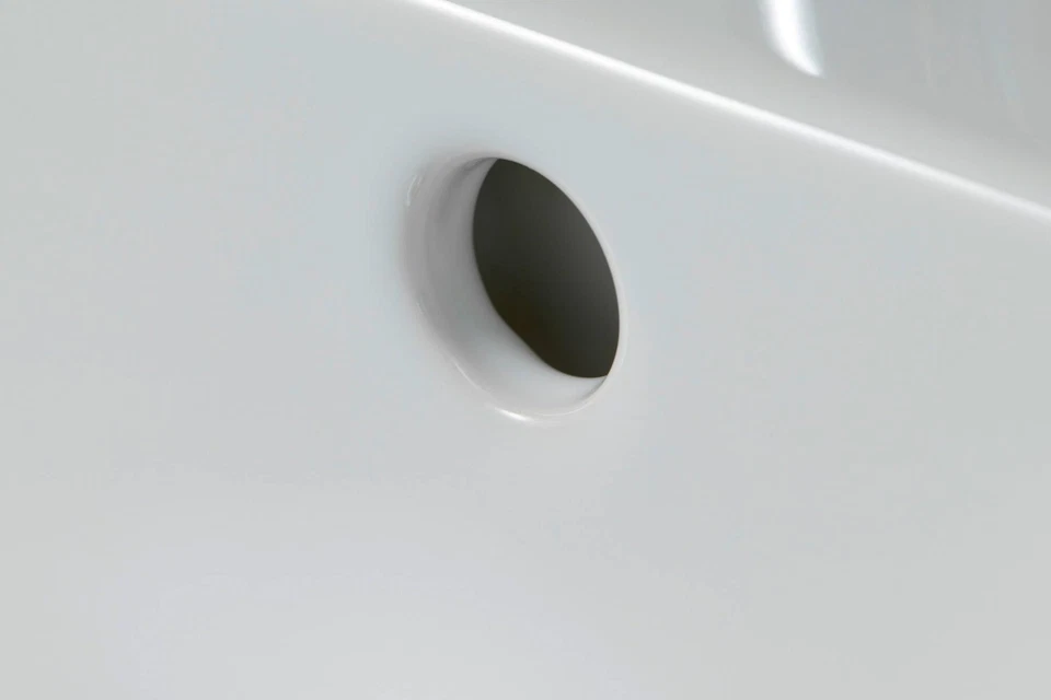 Duravit 0719450000 ME Starck 17-3/4" Specialty Ceramic Mounted Bathroom Sink - Image 4 of 4