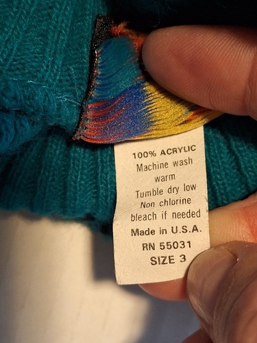 VTG 90s Kids Talk Toddler Boys 2pc Outfit Pants And Sweater Sz 3T Black/Green - Picture 4 of 13