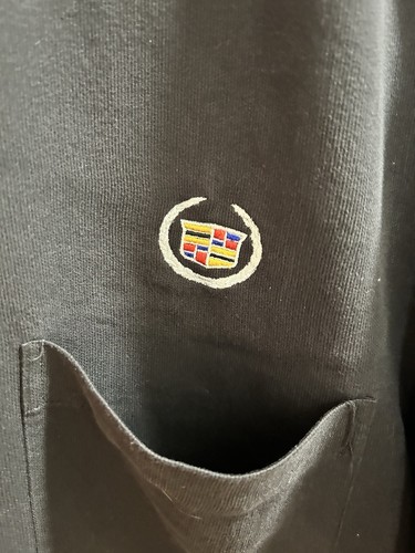 Men’s Devon & Jones Large Cadillac Black Short Sleeve Button Down. - Picture 2 of 4