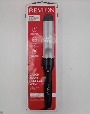 Revlon Perfect Heat 1½  Ceramic Curling Iron 400°F Dual Voltage Open Box