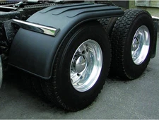 Trux Poly Half Fenders - Pair, Black, Item Number TFEN-H39