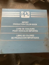 PPG Import Vehicle Color Information- Color Chip Book 1992- 1997